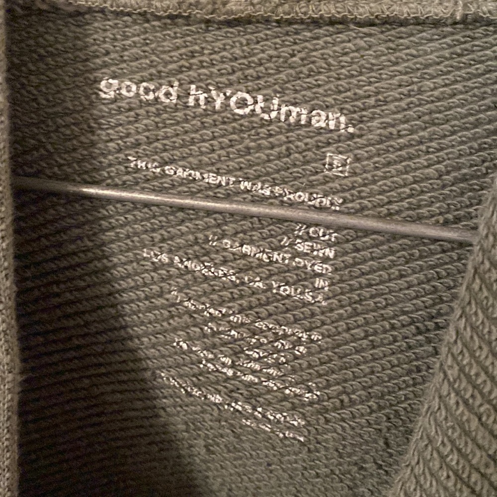 Good hYOUman terry cloth hoodie - Picture 3 of 4
